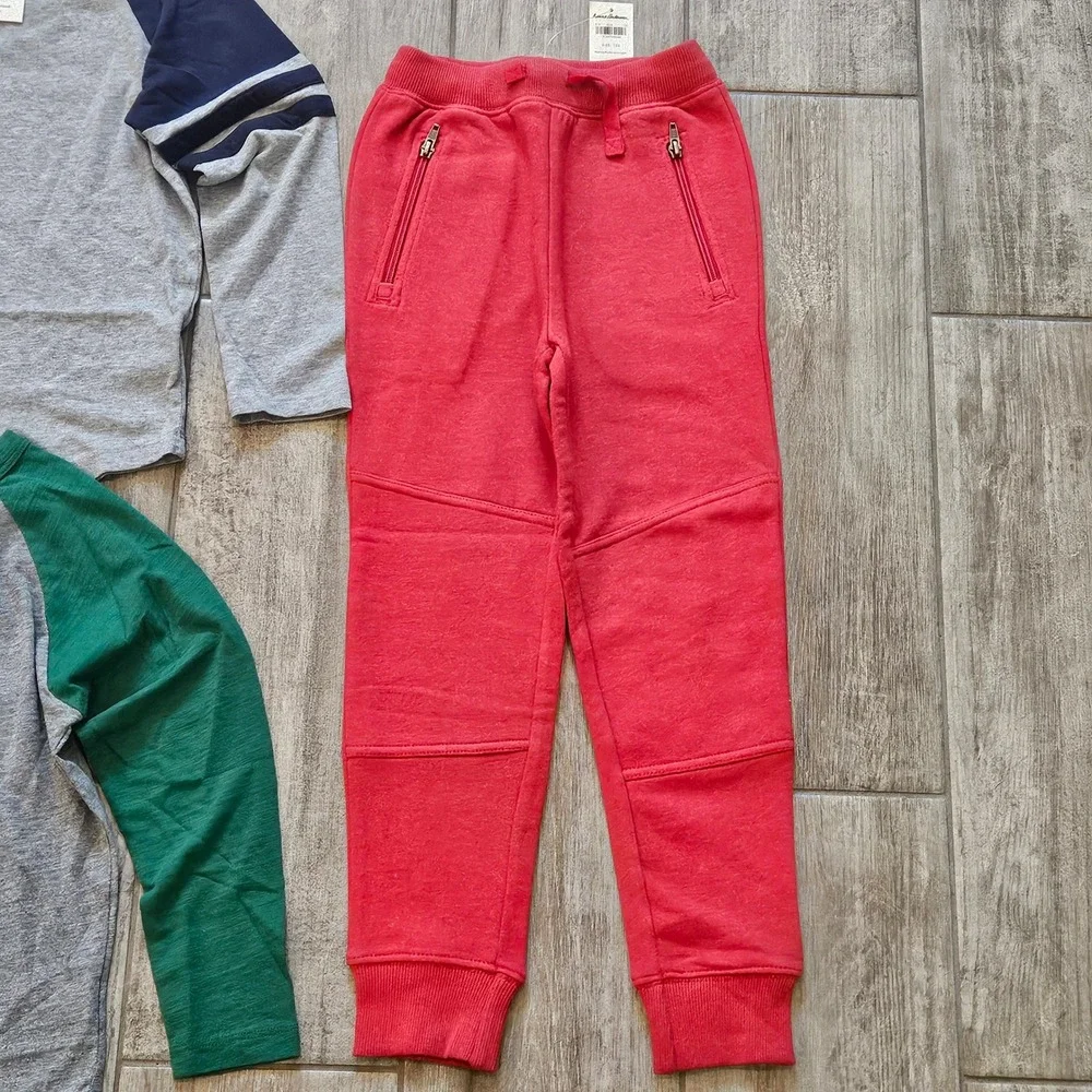 Hanna Andersson Shirt Jogger Set of 3 Kids 120 US 6-7 NEW Alien UFO Raglan Pants